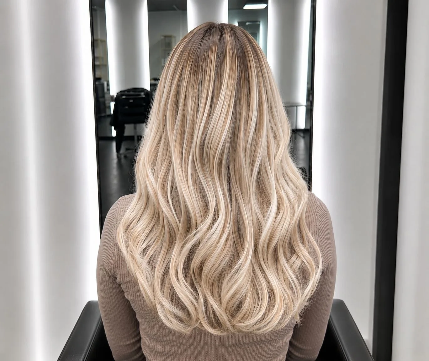 Damenhaarschnitt mit Long Layers in München Pasing – Bejona Natural Hair Studio