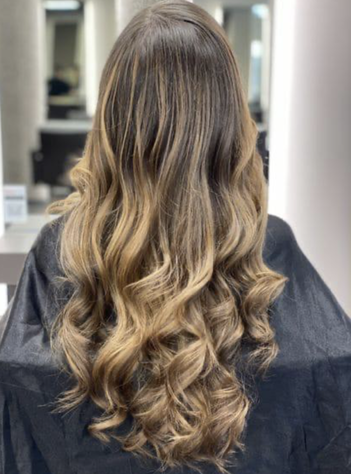 Lange Locken Styling, Friseur München